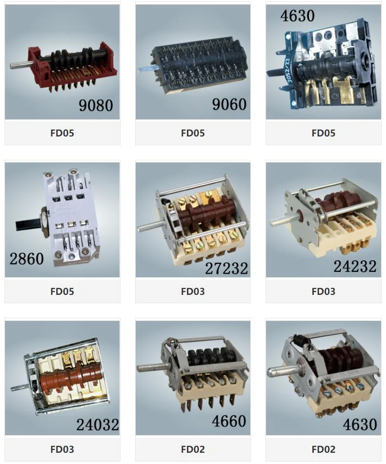 Rule Fd01-8530 Multi Gear Rotary Power Switch for Oven Section Switch