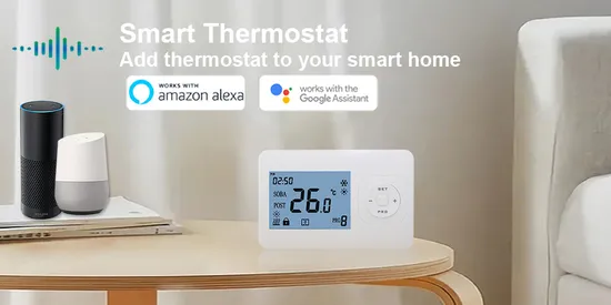 Thermostat Zigbee de pièce programmable en usine chinoise avec réception