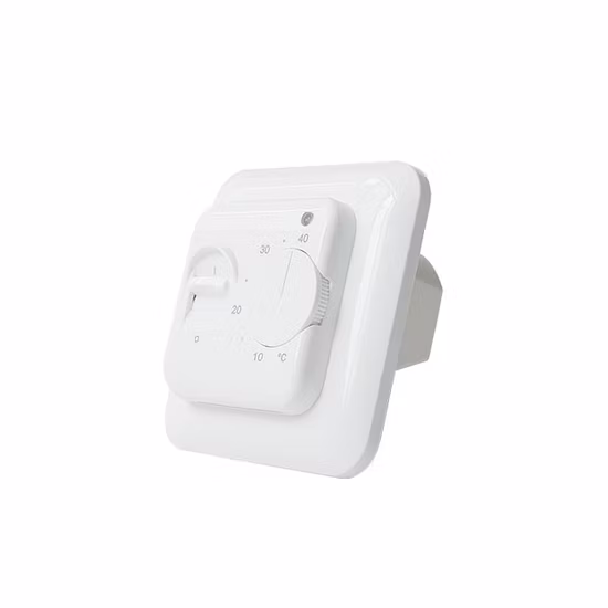 Thermostat d'ambiance à 2 positions, chauffage électrique au sol, régulateur de température mécanique bi-métal avec capteur