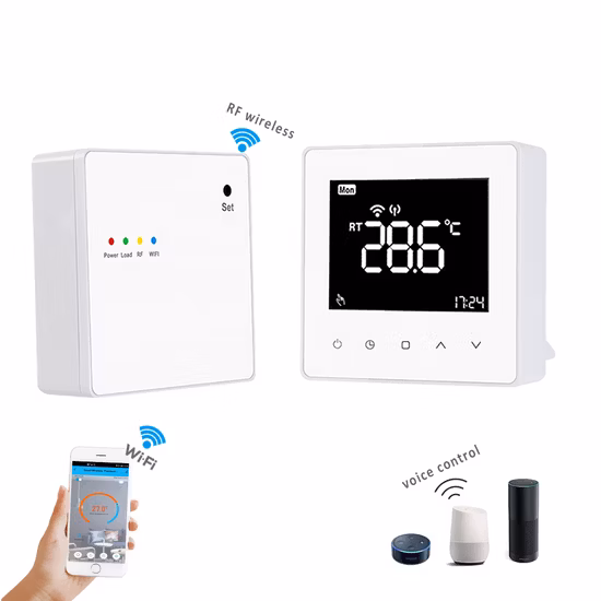 Thermostat Programmable hebdomadaire de chauffage par le sol d'écran tactile sans fil intelligent