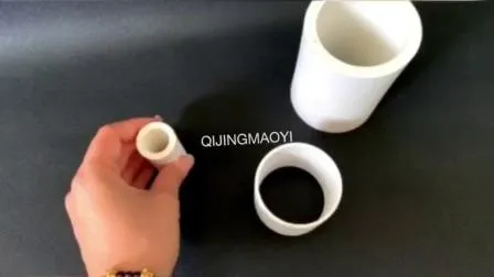 Corindon ignifuge pour four à haute température, Tube chauffant en céramique d'alumine 99% Al2O3, 4mm